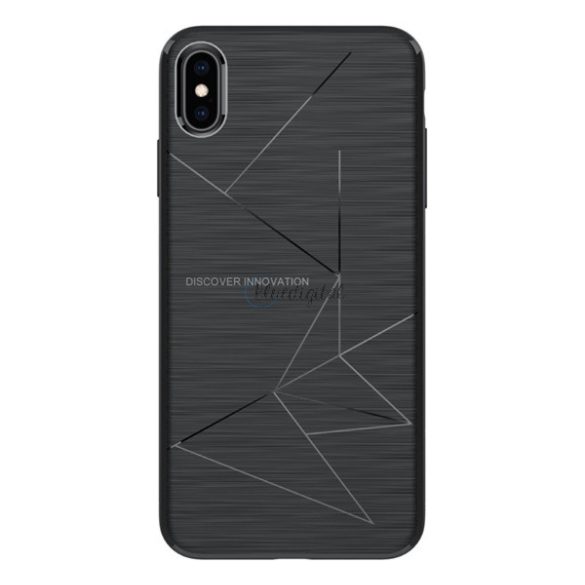 NILLKIN MAGIC CASE műanyag telefonvédő (szálcsiszolt) FEKETE Apple iPhone XS Max 6.5