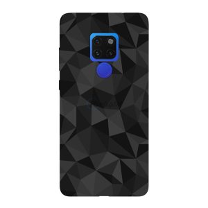 Szilikon telefonvédő (3D, gyémánt minta) FEKETE Huawei Mate 20