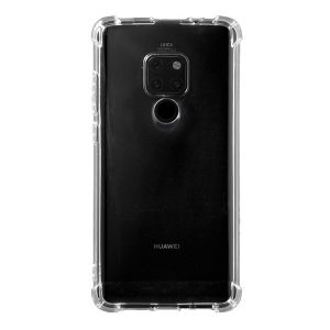 Szilikon telefonvédő (közepesen ütésálló, légpárnás sarok) ÁTLÁTSZÓ Huawei Mate 20