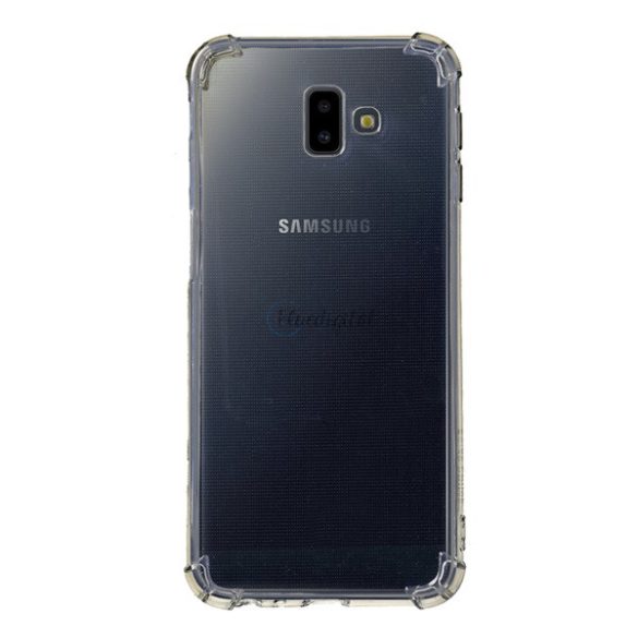 Szilikon telefonvédő (közepesen ütésálló, légpárnás sarok) ÁTLÁTSZÓ Samsung Galaxy J6 Plus (SM-J610F)