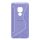 Szilikon telefonvédő (S-line, karbon minta) LILA Huawei Mate 20