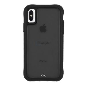 CASE-MATE PROTECTION TRANSLUCENT műanyag telefonvédő (szilikon keret, közepesen ütésálló) FEKETE Apple iPhone XS Max 6.5