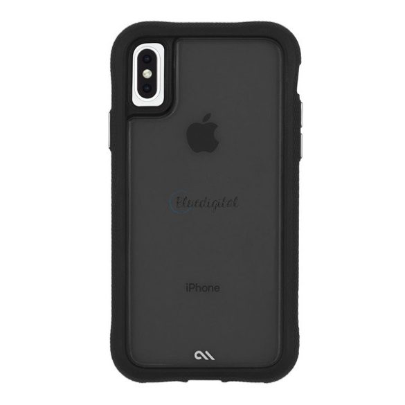 CASE-MATE PROTECTION TRANSLUCENT műanyag telefonvédő (szilikon keret, közepesen ütésálló) FEKETE Apple iPhone XS 5.8, Apple iPhone X 5.8