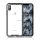 ROAR Glass Airframe telefonvédő szilikon keret (BUMPER, közepesen ütésálló, edzett üveg hátlap) FEKETE Apple iPhone XS Max 6.5