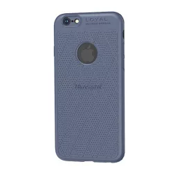   HOCO ADMIRE szilikon telefonvédő (ultravékony, 0.8 mm, lyukacsos, rombusz minta, logó kivágás) KÉK Apple iPhone 6 Plus 5.5, Apple iPhone 6S Plus 5.5