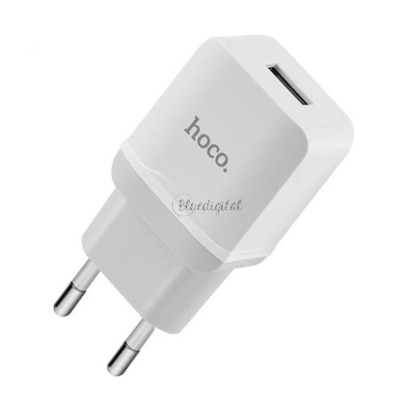 HOCO C22A hálózati töltő USB aljzat (12W) FEHÉR