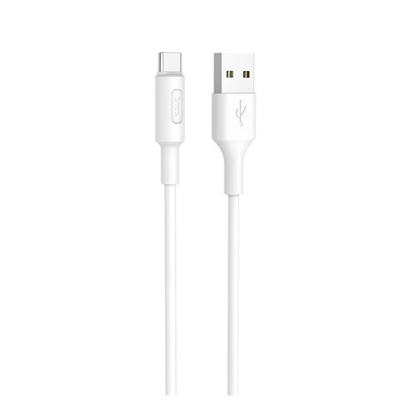 HOCO X25 adatkábel (USB - Type-C, gyorstöltő, 100cm) FEHÉR