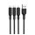 HOCO X25 töltőkábel 3in1 (USB - lightning/microUSB/Type-C, 100cm) FEKETE HOCO X25 töltőkábel 3in1 (USB - lightning/microUSB/Type-C, 100cm) FEKETE
