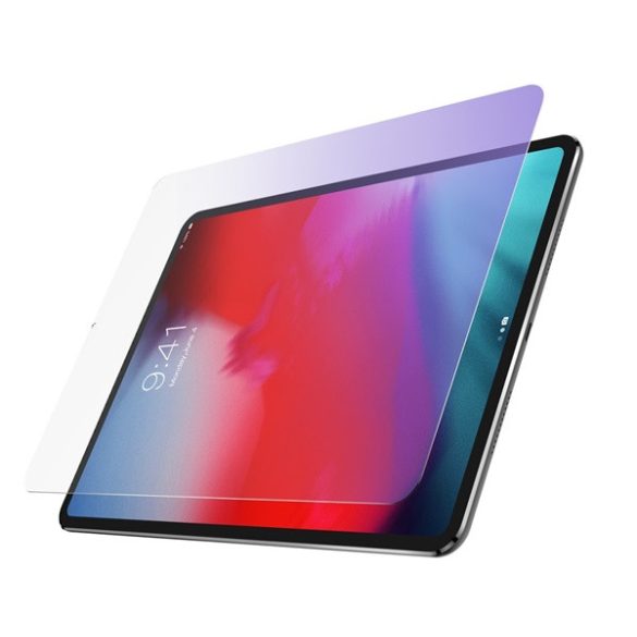 Képernyővédő üveg (0.3mm, 9H, kék fény védelem) ÁTLÁTSZÓ Apple IPAD Pro 12.9 (2022), IPAD Pro 12.9 (2021), IPAD Pro 12.9 (2020)