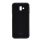 Műanyag telefonvédő (közepesen ütésálló, üveg hátlap) FEKETE Samsung Galaxy J6 Plus (SM-J610F)