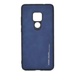   X-LEVEL szilikon telefonvédő (bőr hatású hátlap) KÉK Huawei Mate 20
