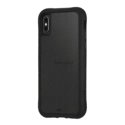   CASE-MATE CARBON FIBRE szilikon telefonvédő (BUMPER, közepesen ütésálló, valódi szénszálás hátlap) FEKETE Apple iPhone XS Max 6.5