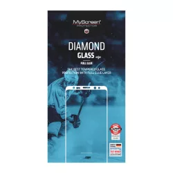   MYSCREEN DIAMOND GLASS EDGE képernyővédő üveg (2.5D, full glue, teljes felületén tapad, karcálló, 0.33 mm, 9H) FEKETE Apple iPhone XS 5.8, Apple iPhone X 5.8, Apple iPhone 11 Pro