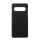 Műanyag telefonvédő (gumírozott) FEKETE Samsung Galaxy S10 (SM-G973)