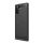 Szilikon telefonvédő (ütésállóság, légpárnás sarok, szálcsiszolt, karbon minta) FEKETE Huawei P30 Pro