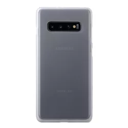   Szilikon telefonvédő (matt) ÁTLÁTSZÓ Samsung Galaxy S10 (SM-G973)
