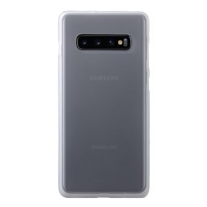 Szilikon telefonvédő (matt) ÁTLÁTSZÓ Samsung Galaxy S10 (SM-G973)