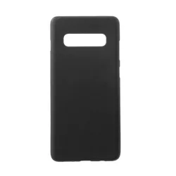   Szilikon telefonvédő (matt) FEKETE Samsung Galaxy S10 (SM-G973)