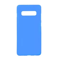   Szilikon telefonvédő (matt) KÉK Samsung Galaxy S10 (SM-G973)
