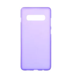   Szilikon telefonvédő (matt) LILA Samsung Galaxy S10 (SM-G973)