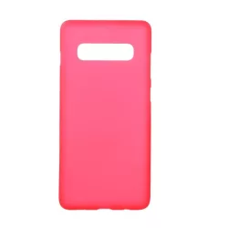   Szilikon telefonvédő (matt) PIROS Samsung Galaxy S10 (SM-G973)