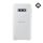 SAMSUNG műanyag telefonvédő (valódi bőr hátlap) FEHÉR Samsung Galaxy S10e (SM-G970)