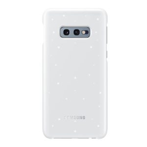 SAMSUNG műanyag telefonvédő (ultravékony, hívás és üzenetjelző funkció, LED világítás) FEHÉR Samsung Galaxy S10e (SM-G970)