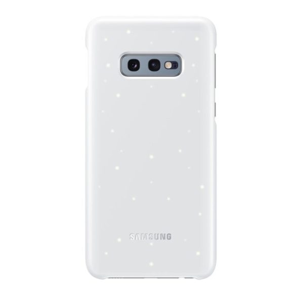 SAMSUNG műanyag telefonvédő (ultravékony, hívás és üzenetjelző funkció, LED világítás) FEHÉR Samsung Galaxy S10e (SM-G970)