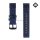 Pótszíj (univerzális, 22 mm, textil, valódi bőr) KÉK Huawei Watch GT Active, Huawei Watch, Huawei Watch 2, Samsung Galaxy Watch 46mm (SM-R800N), Huawei Watch 2 Classic, Huawei Watch 2 Pro, Garmi
