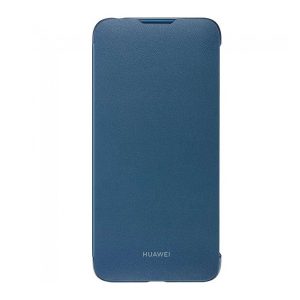 HUAWEI tok álló, bőr hatású (FLIP, oldalra nyíló) KÉK Huawei Y7 2019 (Y7 Prime 2019)