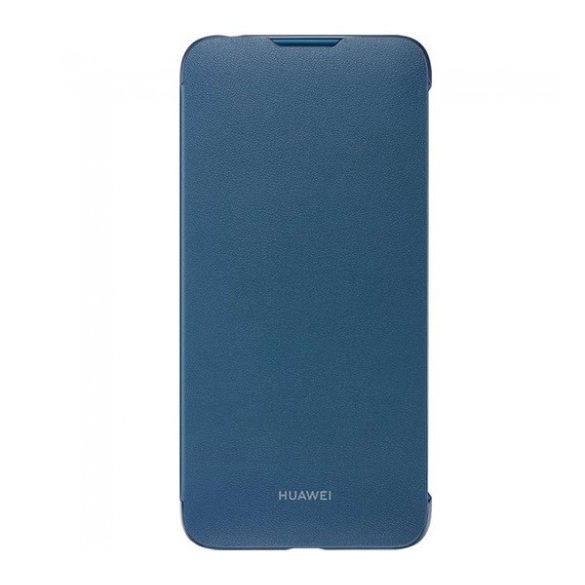 HUAWEI tok álló, bőr hatású (FLIP, oldalra nyíló) KÉK Huawei Y7 2019 (Y7 Prime 2019)