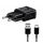 SAMSUNG hálózati töltő USB aljzat (15W, gyorstöltő + Type-C kábel) FEKETE