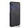 Műanyag telefonvédő (bőr hatású, krokodilbőr minta) FEKETE Samsung Galaxy A40 (SM-A405F)