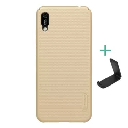   NILLKIN SUPER FROSTED műanyag telefonvédő (gumírozott, érdes felület + asztali tartó) ARANY Huawei Y6 2019 (Y6 Prime 2019)