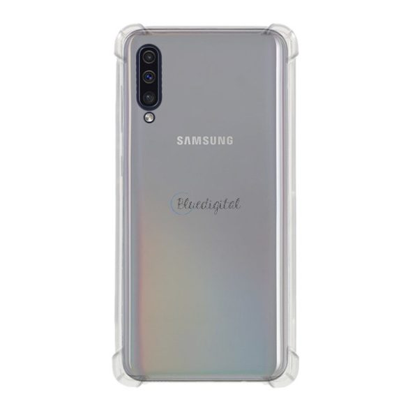 Szilikon telefonvédő (közepesen ütésálló, légpárnás sarok, fényes) ÁTLÁTSZÓ Samsung Galaxy A50 (SM-A505F), Samsung Galaxy A30s (SM-A307F), Samsung Galaxy A50s (SM-A507F)