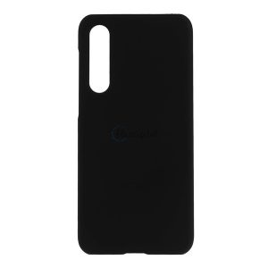 Műanyag telefonvédő (gumírozott) FEKETE Xiaomi Mi 9 SE
