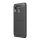 Szilikon telefonvédő (közepesen ütésálló, légpárnás sarok, szálcsiszolt, karbon minta) FEKETE Samsung Galaxy M20 (SM-M205F)