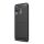 Szilikon telefonvédő (közepesen ütésálló, légpárnás sarok, szálcsiszolt, karbon minta) FEKETE Samsung Galaxy M30 (SM-M305F)