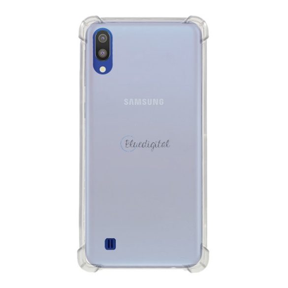 Szilikon telefonvédő (közepesen ütésálló, légpárnás sarok) ÁTLÁTSZÓ Samsung Galaxy M10 (SM-M105F)