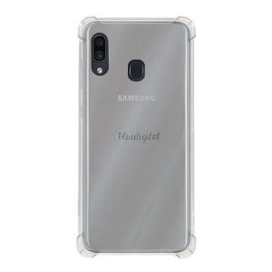 ROAR JELLY ARMOR műanyag telefonvédő (szilikon keret, közepesen ütésálló, légpárnás sarok) ÁTLÁTSZÓ Samsung Galaxy A30 (SM-A305F), Samsung Galaxy A20 (SM-A205F)
