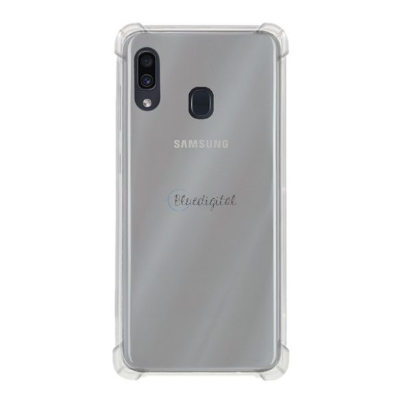 ROAR JELLY ARMOR műanyag telefonvédő (szilikon keret, közepesen ütésálló, légpárnás sarok) ÁTLÁTSZÓ Samsung Galaxy A30 (SM-A305F), Samsung Galaxy A20 (SM-A205F)