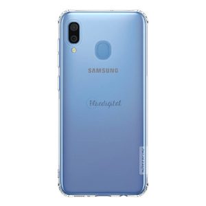 NILLKIN NATURE szilikon telefonvédő (közepesen ütésálló, légpárnás sarok, 0.6 mm, ultravékony) ÁTLÁTSZÓ Samsung Galaxy A30 (SM-A305F), Samsung Galaxy A20 (SM-A205F)