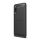 Szilikon telefonvédő (közepesen ütésálló, légpárnás sarok, szálcsiszolt, karbon minta) FEKETE Samsung Galaxy A70 (SM-A705F)