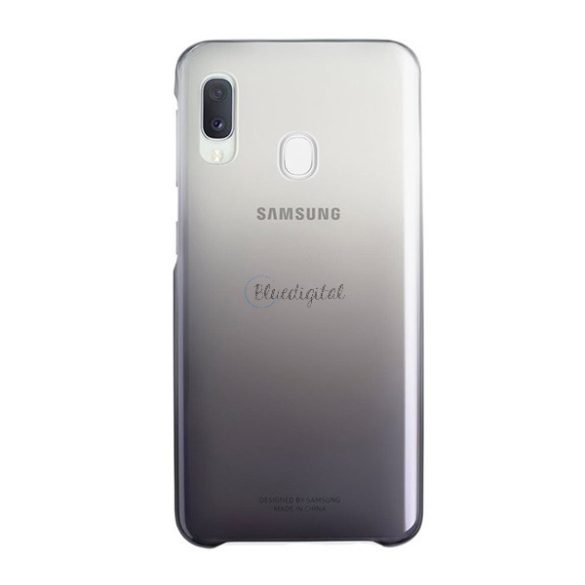 SAMSUNG műanyag telefonvédő (színátmenet) FEKETE Samsung Galaxy A20e (SM-A202F)
