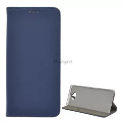   Tok álló, bőr hatású (FLIP, oldalra nyíló, asztali tartó funkció) SÖTÉTKÉK Sony Xperia 10 plus (L4213)