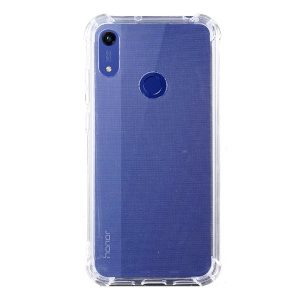 Szilikon telefonvédő (ütésállóság, légpárnás sarok) ÁTLÁTSZÓ Huawei Y6s (2019), Honor 8A (Play 8A)