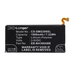   CAMERON SINO Li-Polymer akku (3.8V/1900mAh, Samsung EB-BA300ABE kompatibilis) FEKETE Samsung Galaxy A3 (2015) SM-A300F