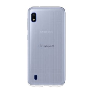 Szilikon telefonvédő (közepesen ütésálló, légpárnás sarok) ÁTLÁTSZÓ Samsung Galaxy A10 (SM-A105F)