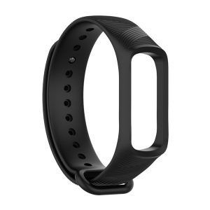 Pótszíj (egyedi méret, szilikon) FEKETE Samsung Galaxy Fit E Sport (SM-R375)