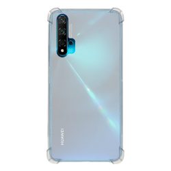   Szilikon telefonvédő (közepesen ütésálló, légpárnás sarok) ÁTLÁTSZÓ Honor 20, Huawei Nova 5T